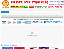 Tablet Screenshot of nibmpomaker.com